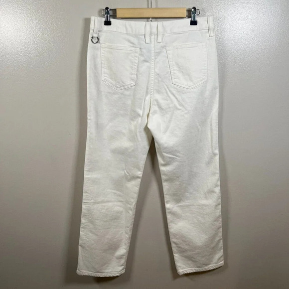 Simon Miller W013 Straight Leg Jeans Size 30 Ivory White High Rise Denim - Picture 2 of 12